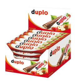 Duplo Oplatka s polevou z mléčné čokolády a náplní 40 x 18,2 g