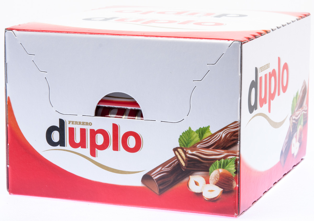 Duplo Oplatka s polevou z mléčné čokolády a náplní 40 x 18,2 g