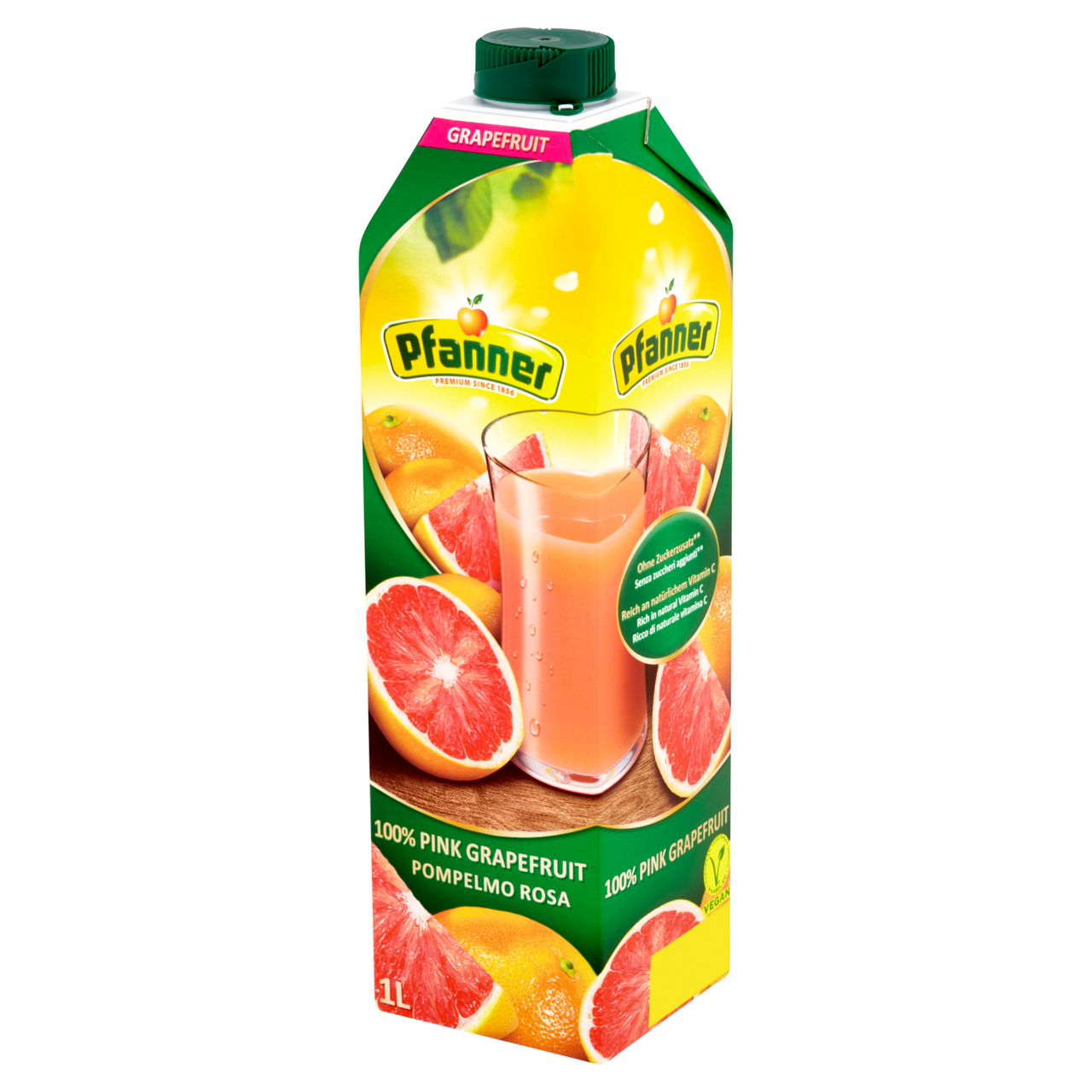 Pfanner Šťáva grep růžový 100 % 1 l