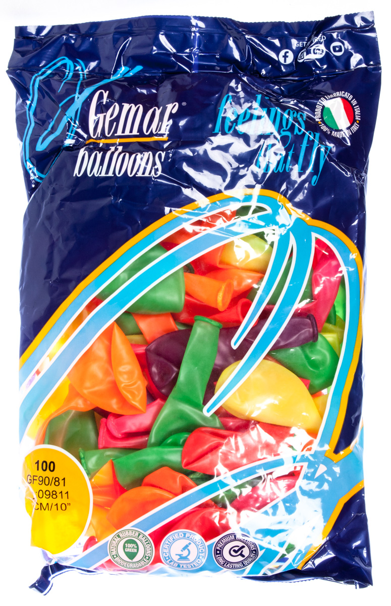 Balónky nafukovací 26cm neonové 100 ks