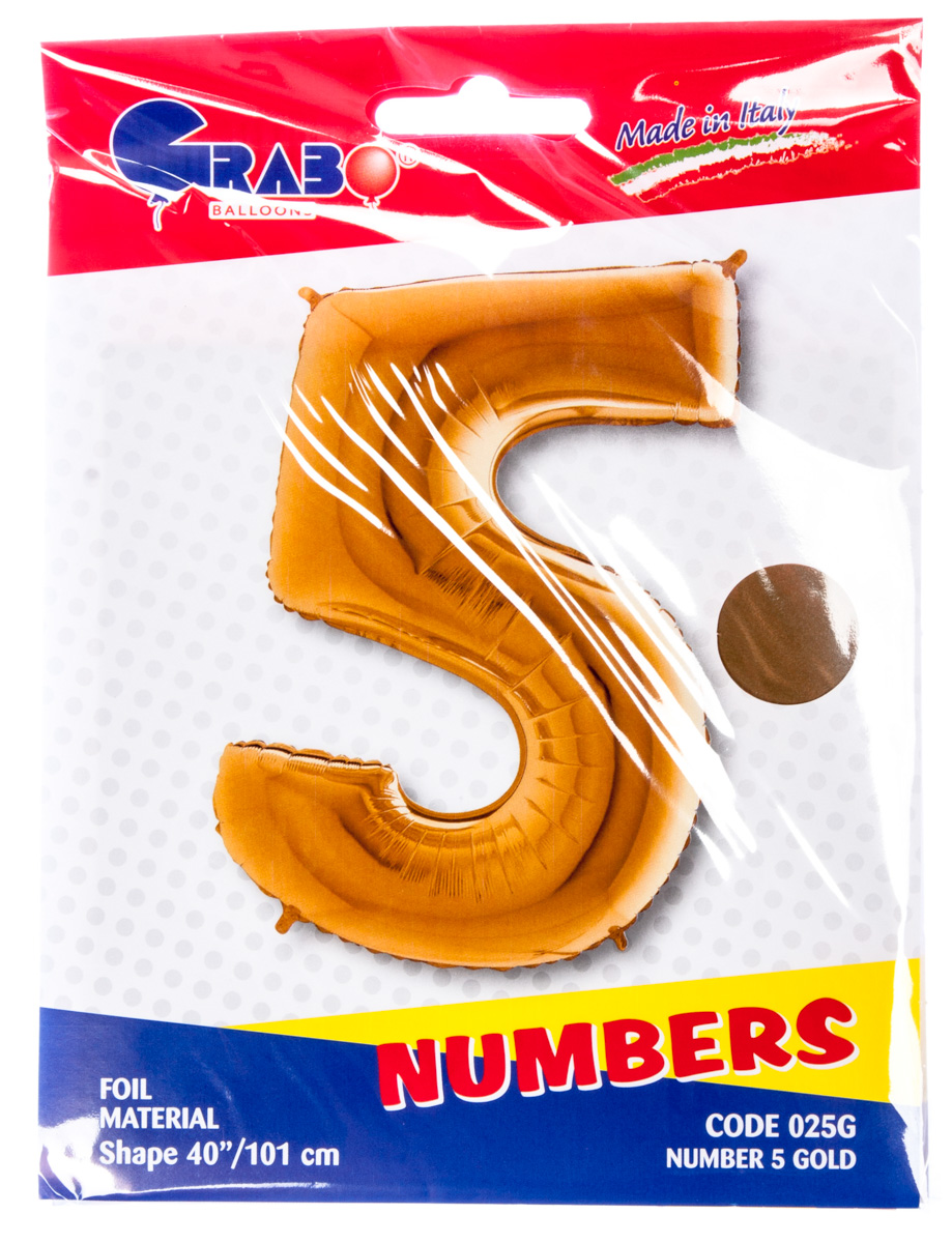 Balónek fóliová číslice 