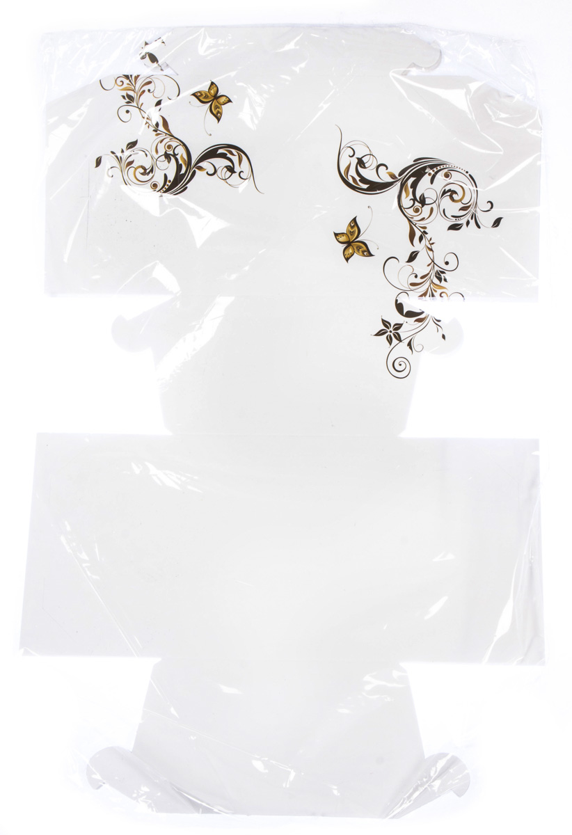 Krabice dortová Motýl 14 x 14 x 10 cm 25 ks