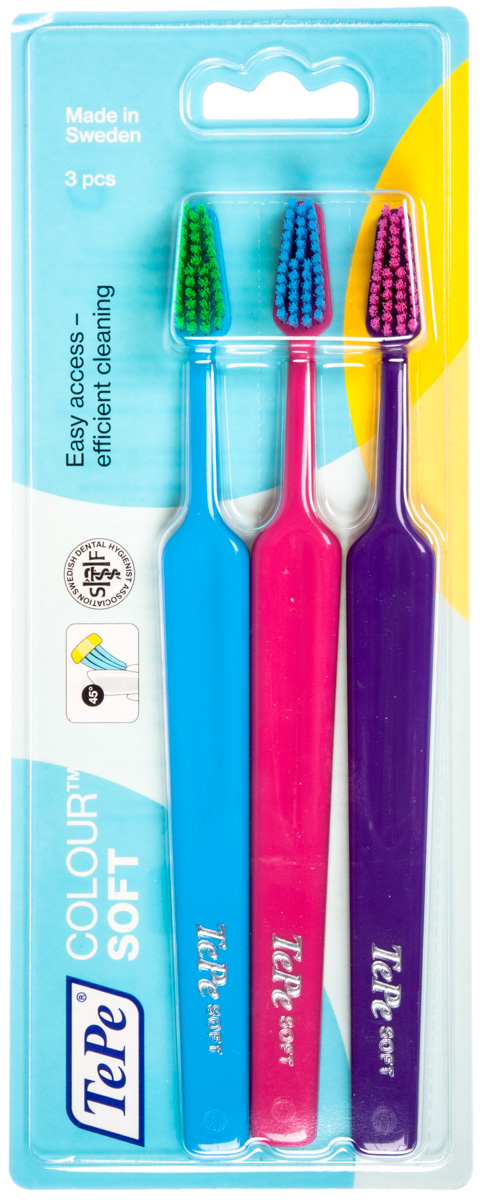 TePe Select Soft Colour zubní kartáček 3 ks