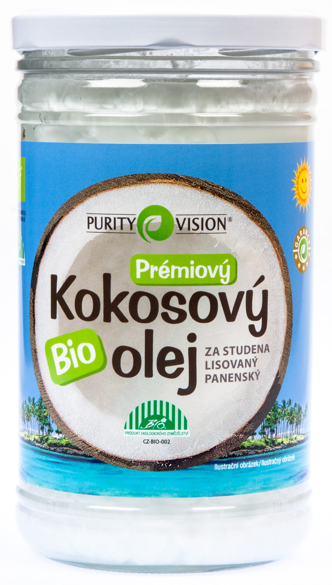 PURITY VISION Kokosový olej panenský BIO 900 ml