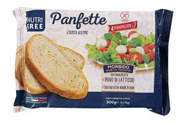 NUTRIFREE Chléb bezlepkový balený krájený 4 x 75 g