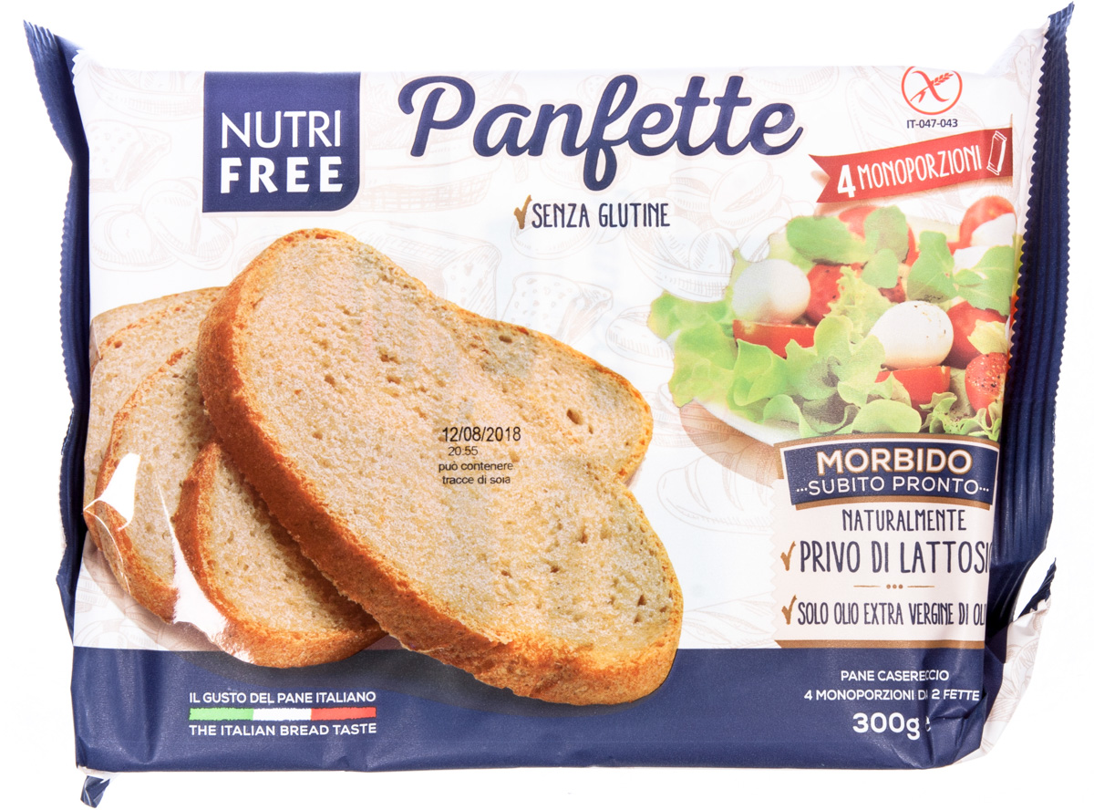 NUTRIFREE Chléb bezlepkový balený krájený 4 x 75 g