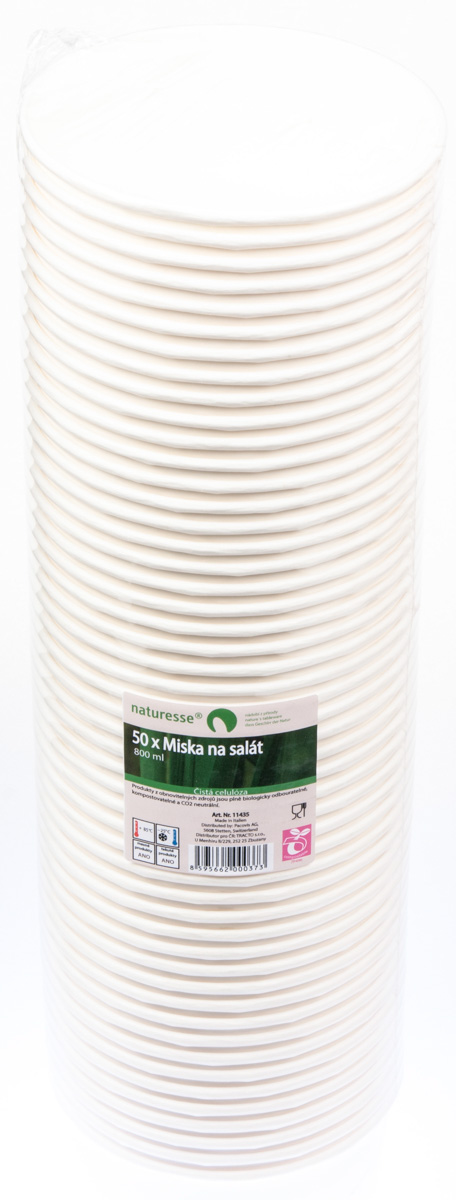 naturesse Miska na salát 800 ml 50 ks