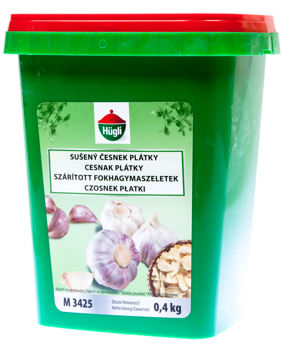 Hügli Česnek plátky 400 g