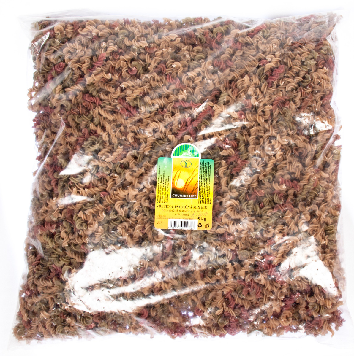 COUNTRY LIFE Vřetena těstoviny pšeničné mix BIO 5 kg