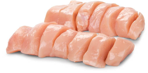 Kuřecí medailónky z prsních řízků chlaz. váž. cca 400 g