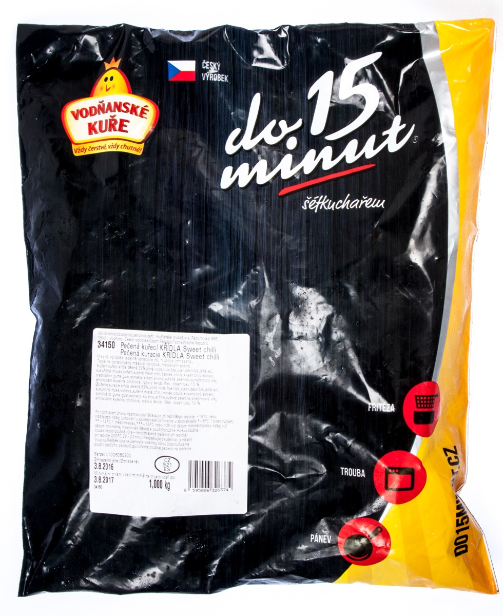 Kuřecí křídla pečená Sweet chilli mraž. 1 kg