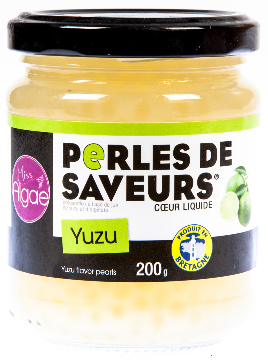 Perly Oceánu Řasy s příchutí japonského citronu Yuzu chlaz. 200 g