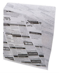 PAP STAR Obal Newsprint Hamburger 16 x 18 cm 1000 ks