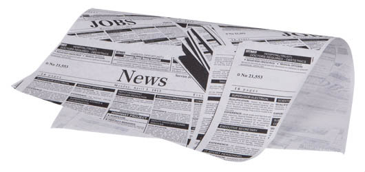 PAP STAR Obal Newsprint přířez 35 x 25 cm 5 kg 1 ks