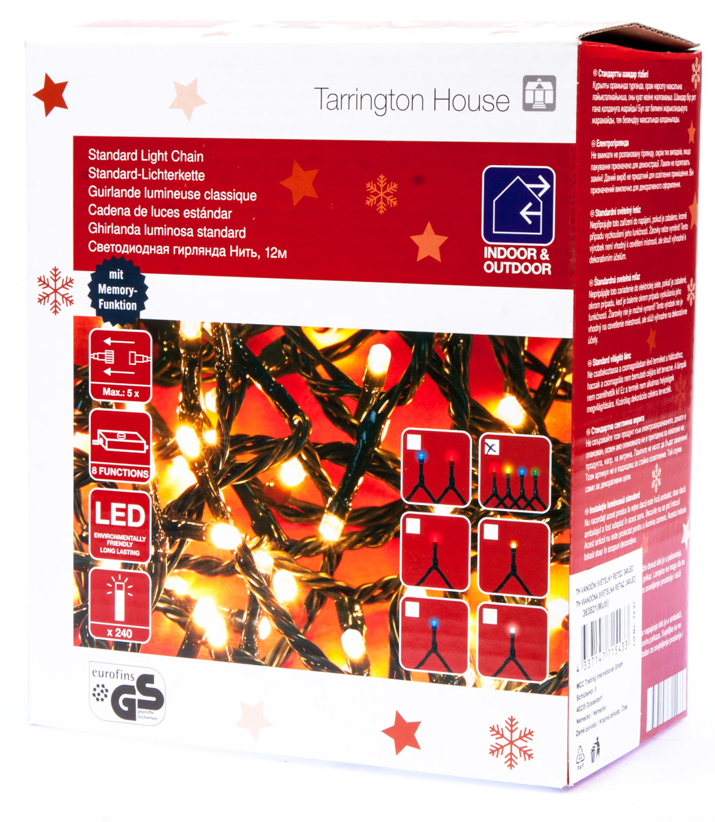 Řetěz světelný Tarrington House 240LED bílý 1 ks