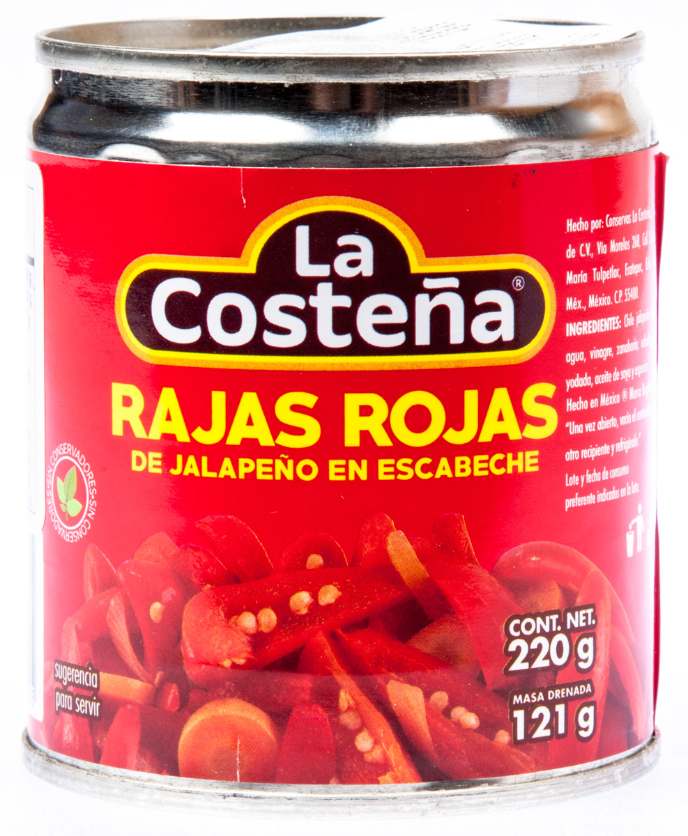 LA COSTENA La Costeňa Jalapeno Rajas Rojas 220 g