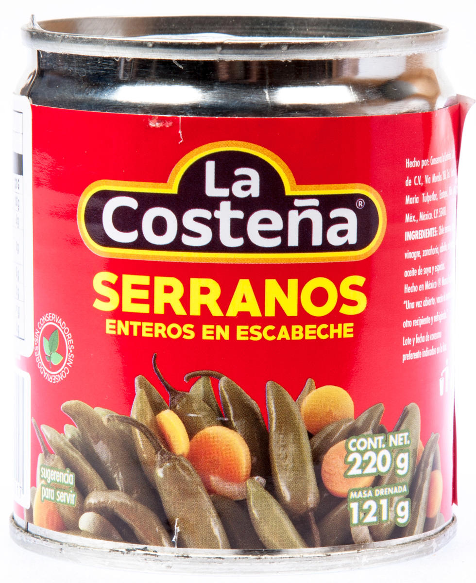 LA COSTENA La Costeňa Serrano celé 220 g
