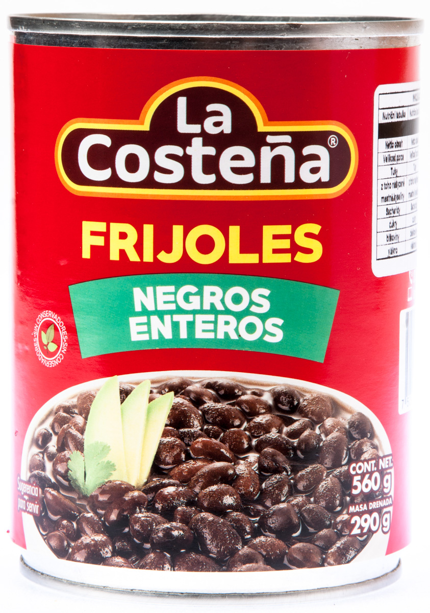 La Costeňa Fazole černé celé 560 g