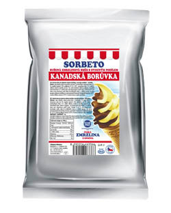 BOHEMILK Sorbeto kanadská borůvka 1 kg
