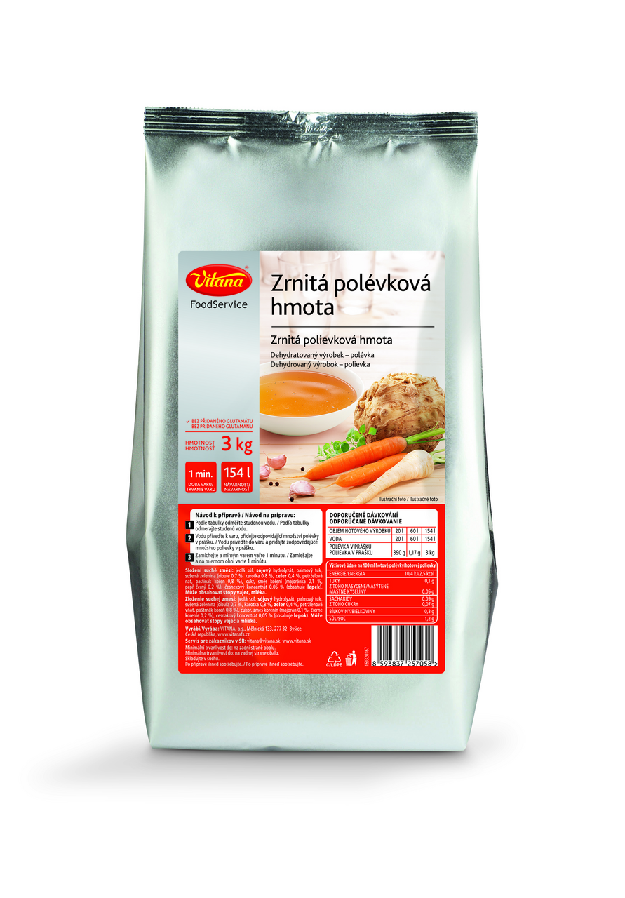 Vitana Polévková hmota zrnitá 3 kg