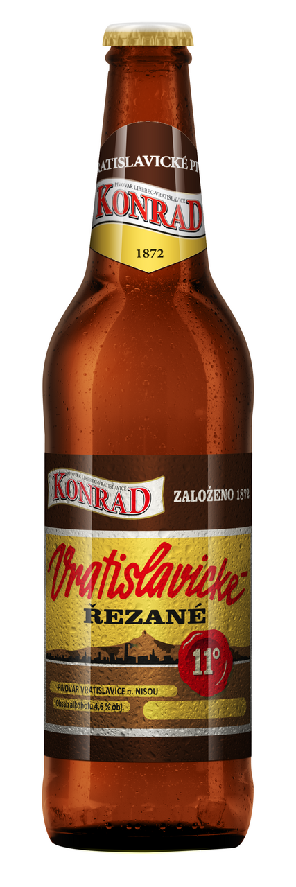 KONRAD Vratislavický zelené pivo 500 ml vratné sklo