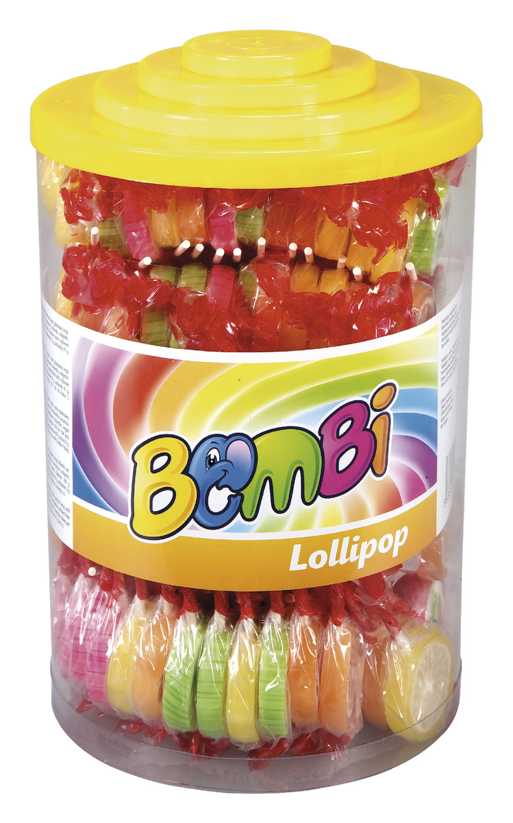 BOMBI Roksy Lízátko 150 x 8 g dóza