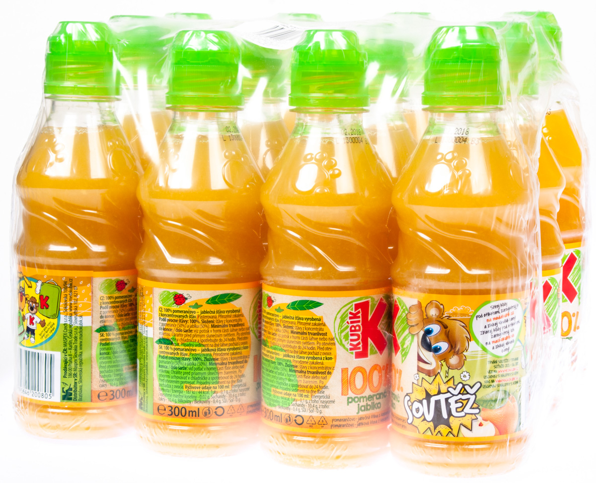 KUBÍK 100 % multivitamín nápoj 12 x 300 ml