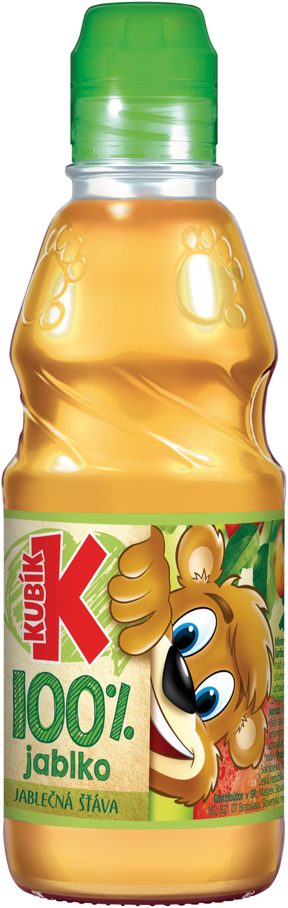 KUBÍK 100 % jablko nápoj 12 x 300 ml