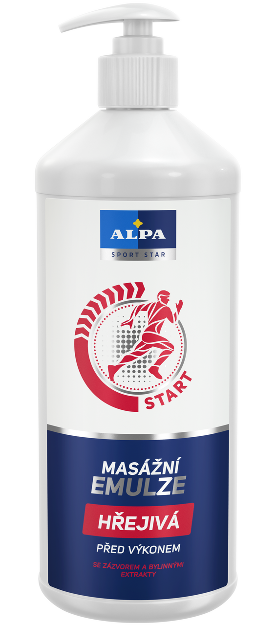 ALPA Masážní emulze hřejivá 1 l