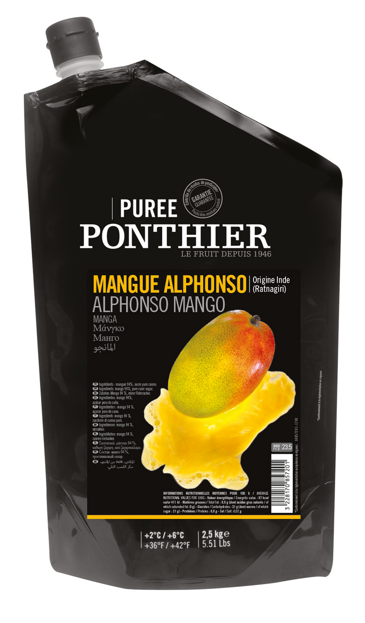 PONTHIER Pyré ovocné mango chlaz. 2,5 kg