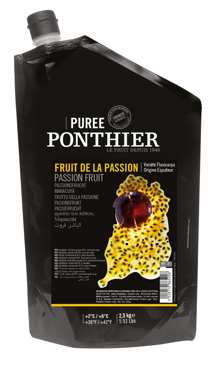 PONTHIER Pyré ovocné passion fruit chlaz. 2,5 kg