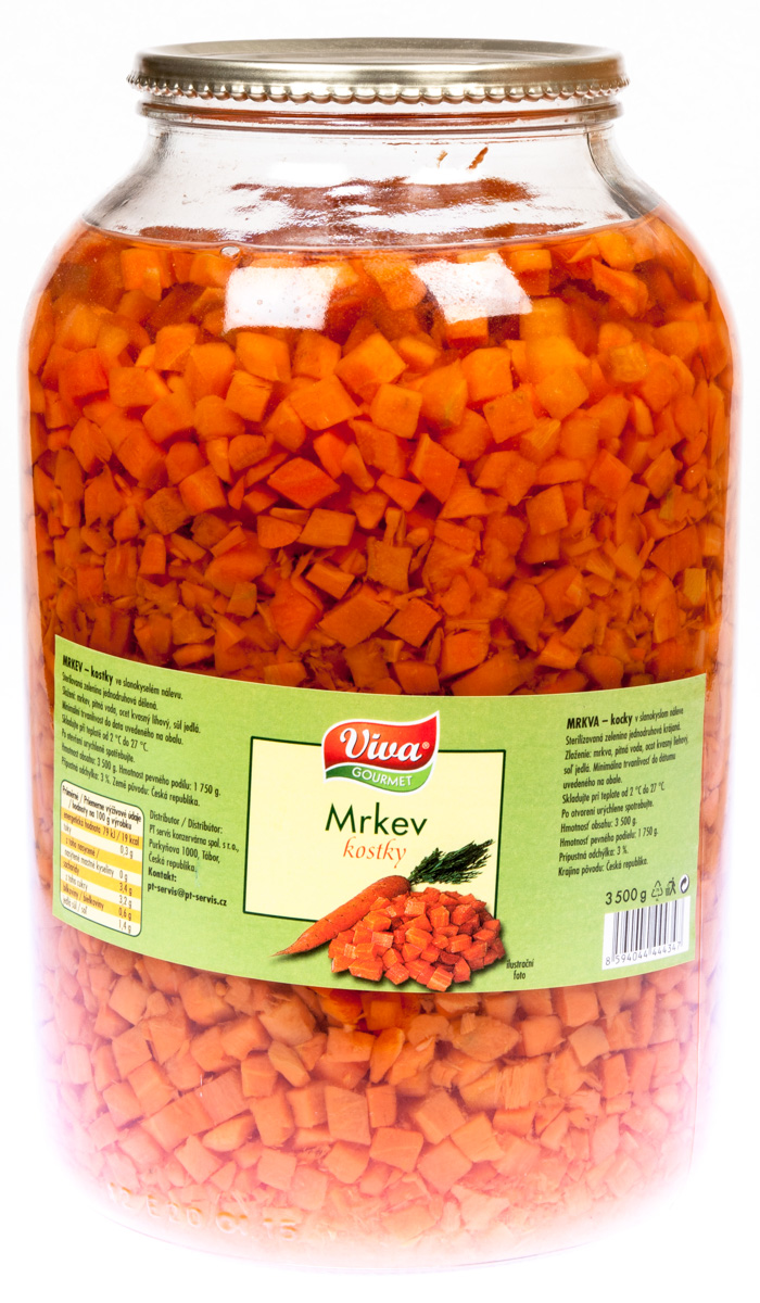 Viva Mrkev kostky 3,5 kg