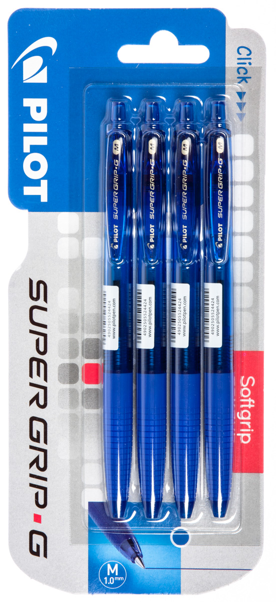 PILOT SUPER GRIP-G KP MO 4KS STIS