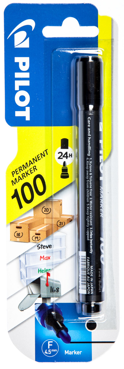 PILOT Popisovač permanentní 100 černý 1 ks