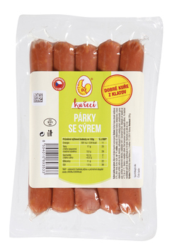 DZ KLATOVY Párky kuřecí se sýrem chlaz. 250 g