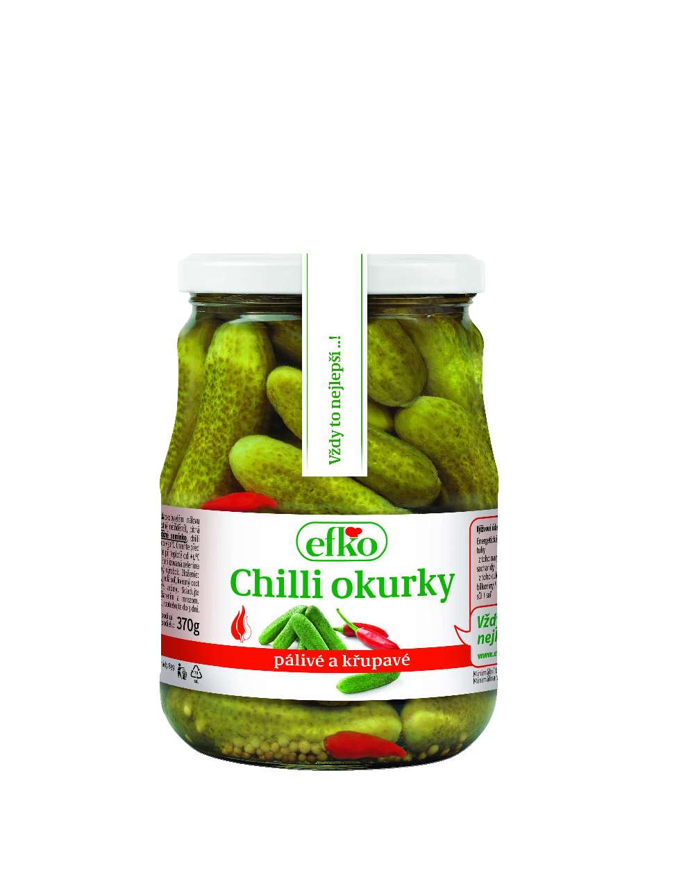 efko Chilli okurky 6 x 720 ml