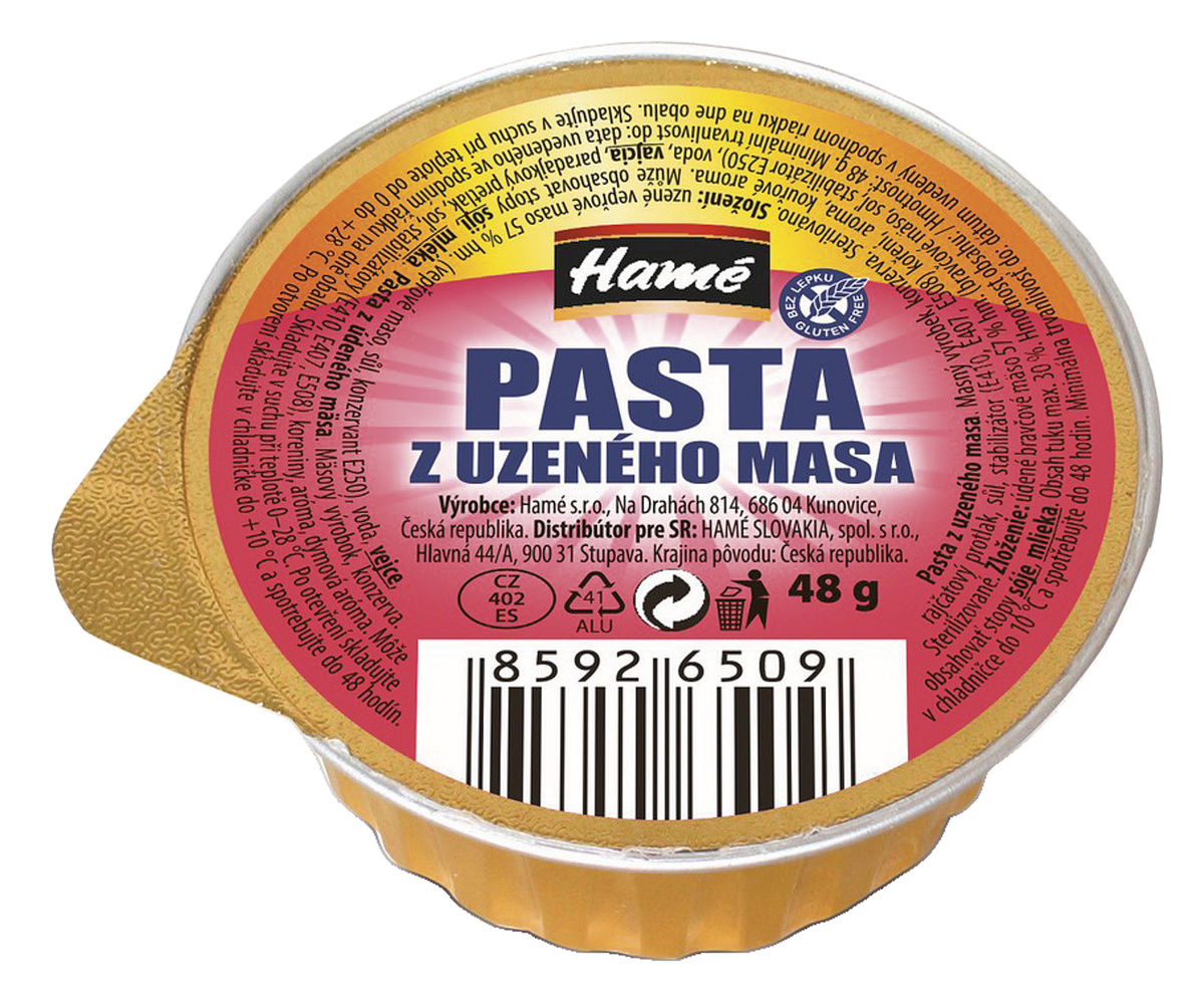 Hamé Pasta z uzeného masa 24 x 48 g