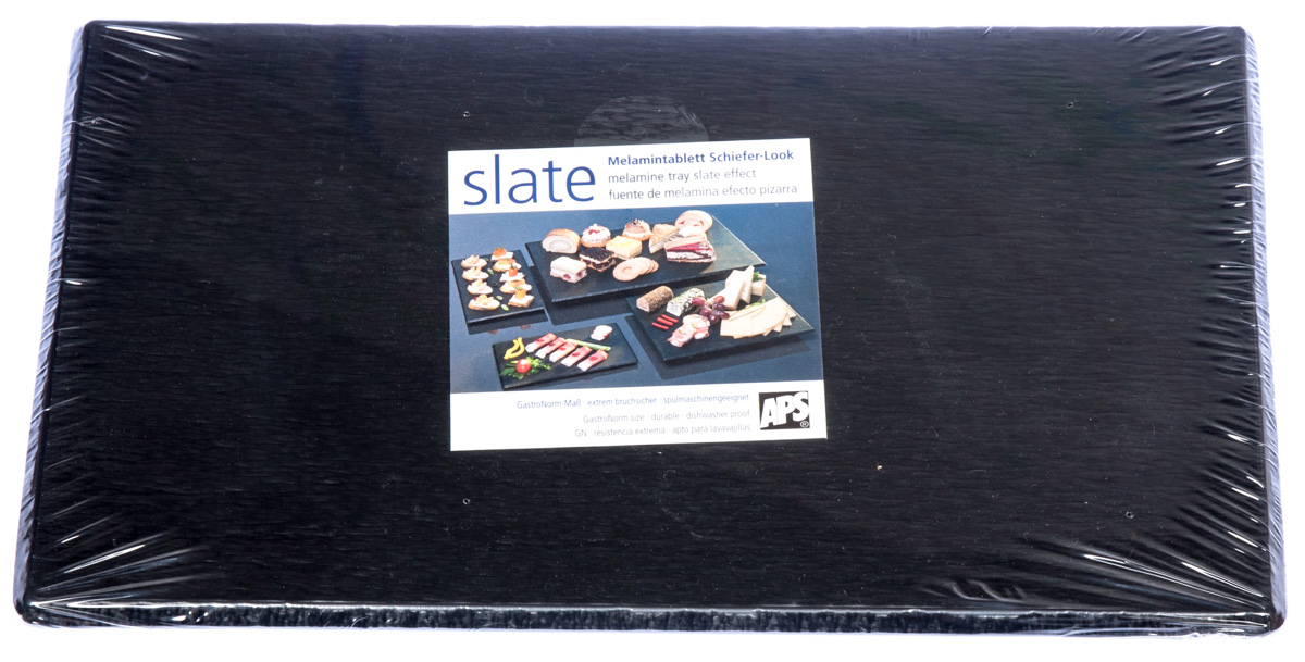 APS Slate Podnos GN1/4 melamin 1 ks