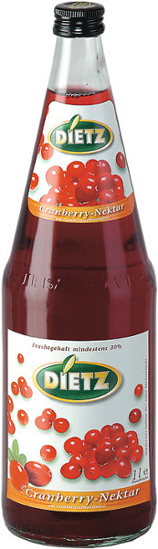 Dietz Nektar brusinka 6 x 1 l vratná láhev