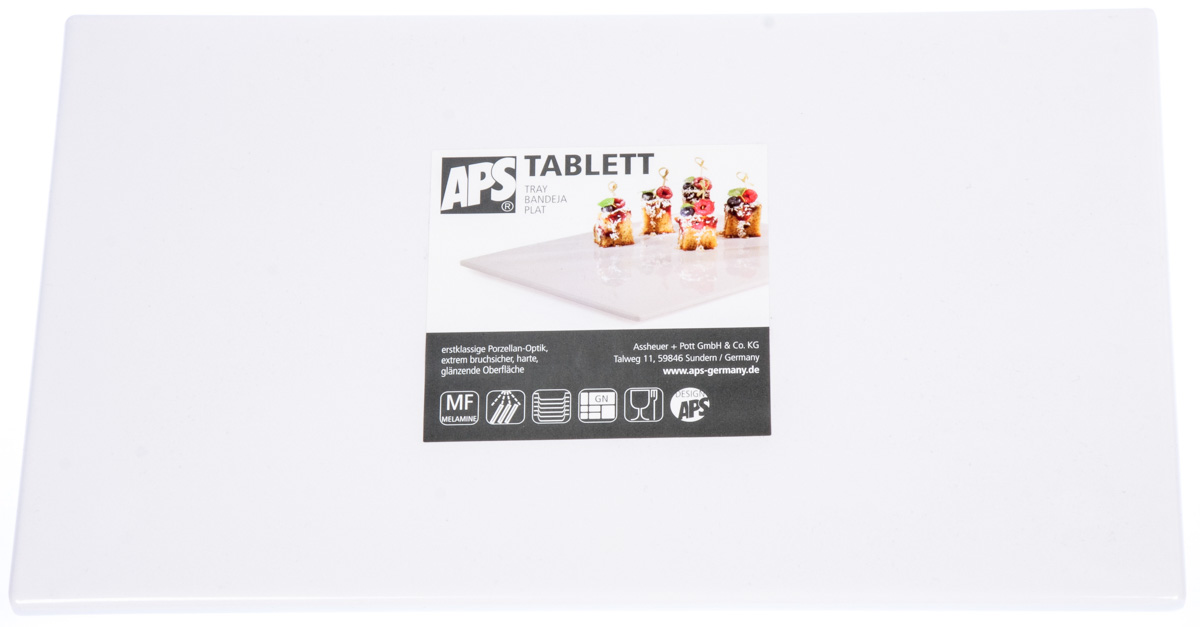 APS Podnos Zero GN1/4 melamin bílý 1 ks