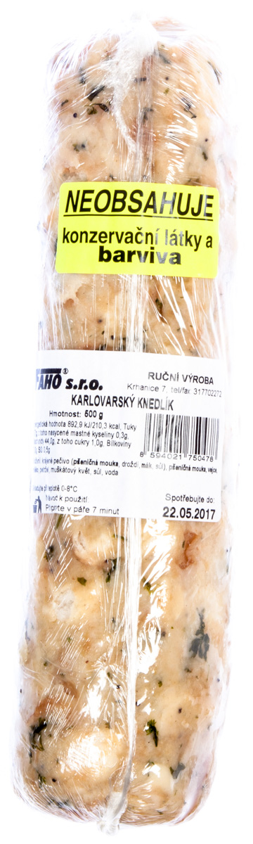 FAHO Knedlík karlovarský chlaz. 500 g