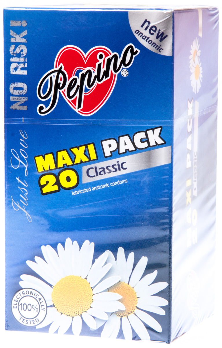 Pepino Classic Maxi Pack kondomy 20 ks