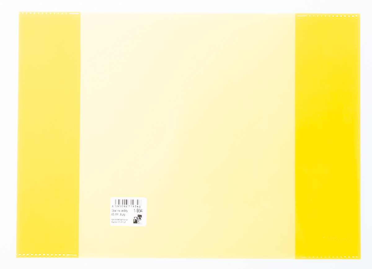 KARTON P+P Obal na sešity PP A5 žlutý 1 ks