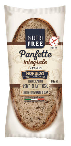 NUTRIFREE Chléb celozrnný bezlepkový balený krájený 2 x 42,5 g