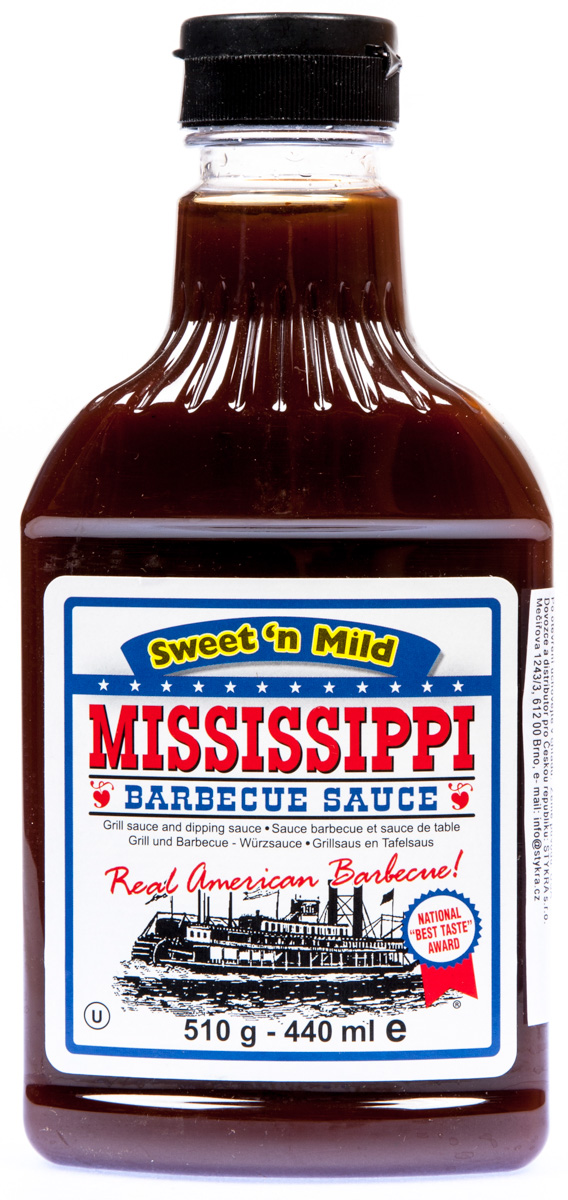 MISSISSIPPI BBQ omáčka Sweet´n Mild 510 g