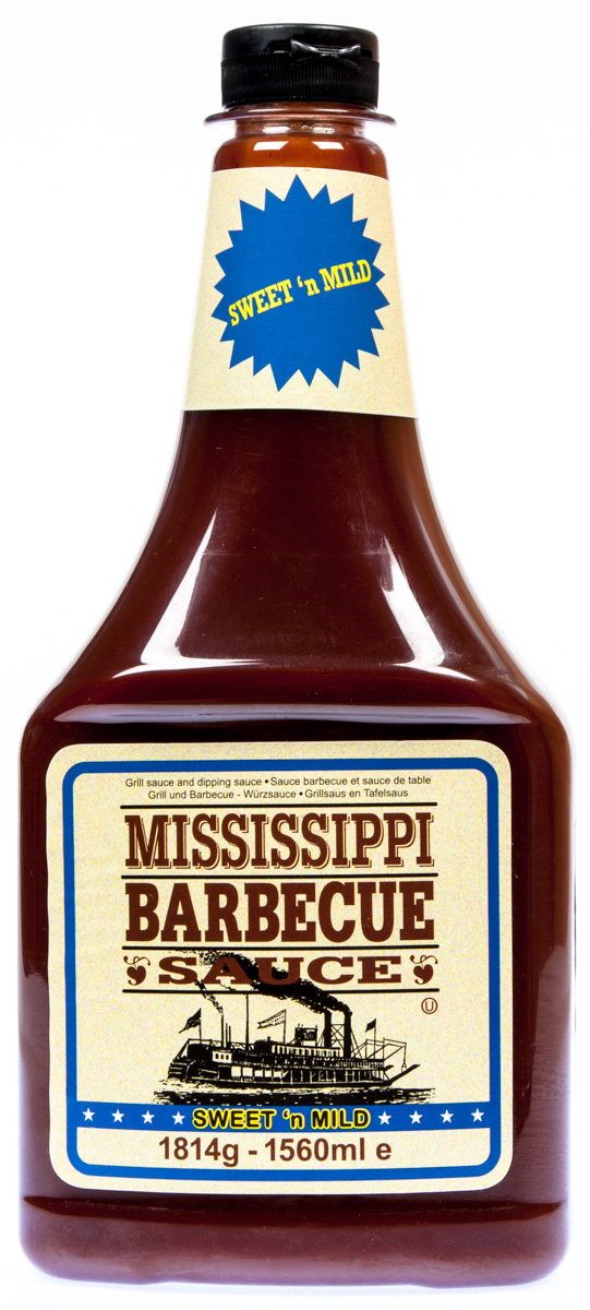 MISSISSIPPI BBQ omáčka Sweet´n Mild 1,814 kg