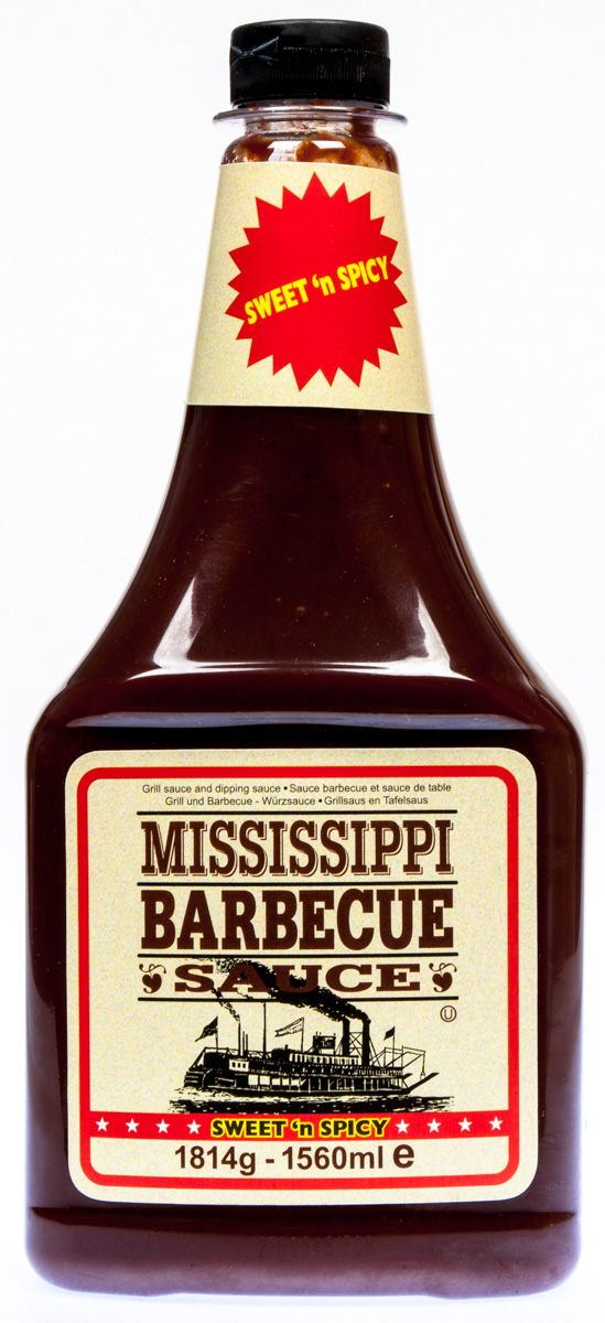 MISSISSIPPI BBQ omáčka Sweet / Spicy 1,814 kg