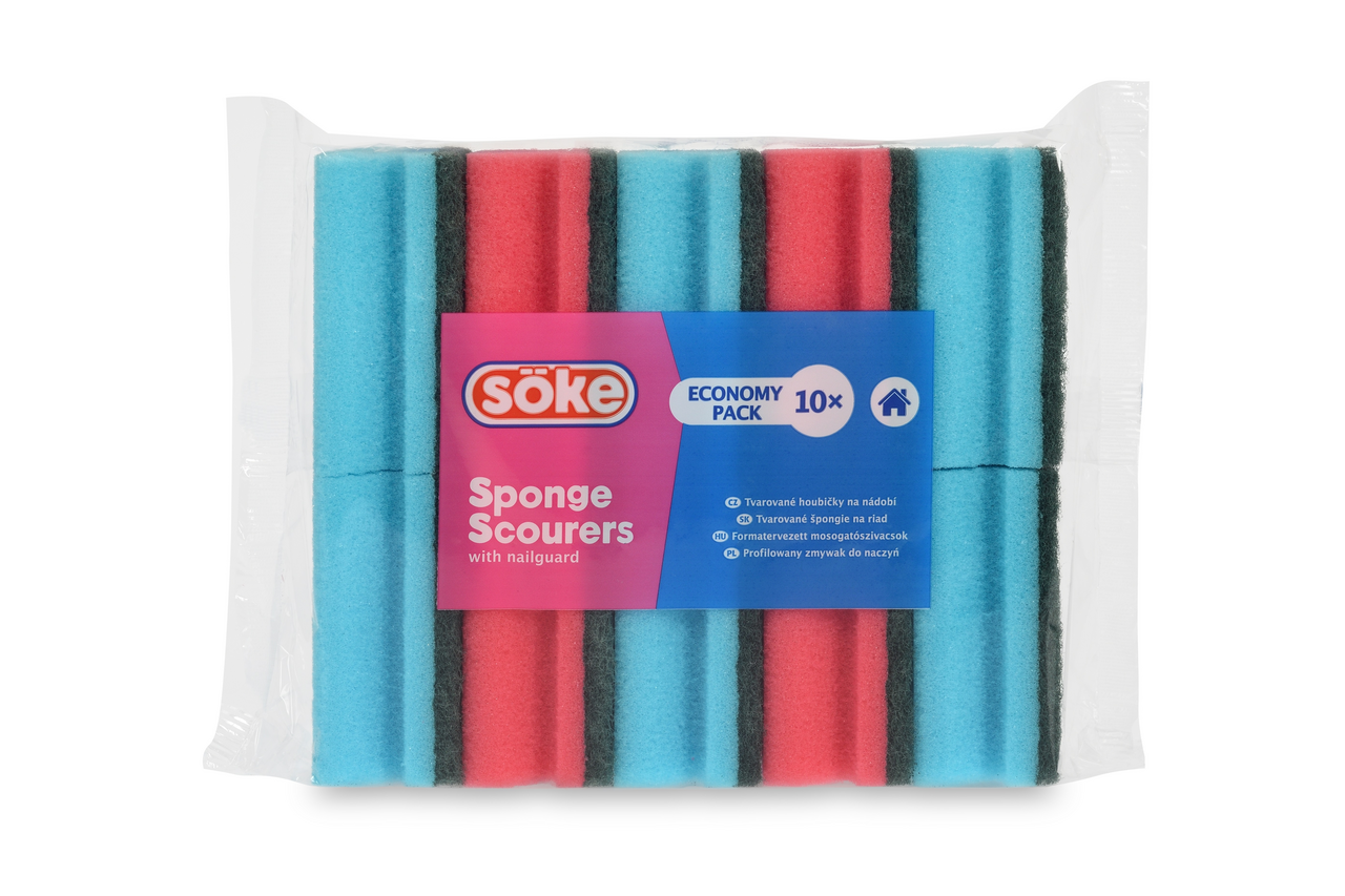 söke Houbičky na nádobí tvarovaná 10 ks