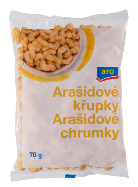 aro Křupky arašídové 30 x 70 g