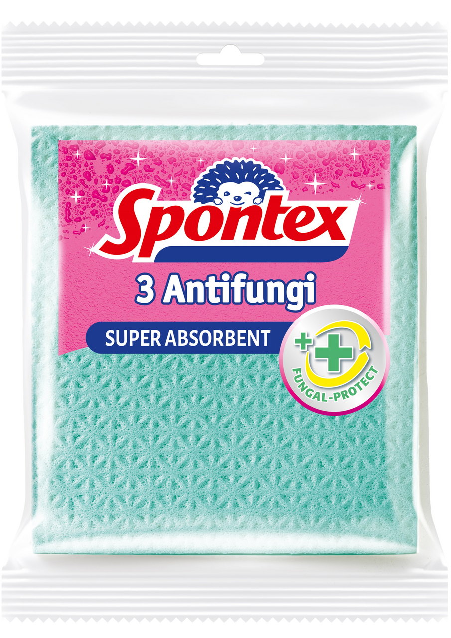 Spontex Antifungi Utěrka houbová 3 ks